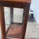 Louis XVI style display cabinet, 19th century, marble and gilded bronzes.