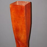 Orange fiberglass floor lamp design