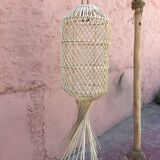 XXL rattan pendant light Natural rattan light