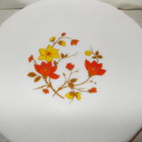 4 vintage Arcopal plates