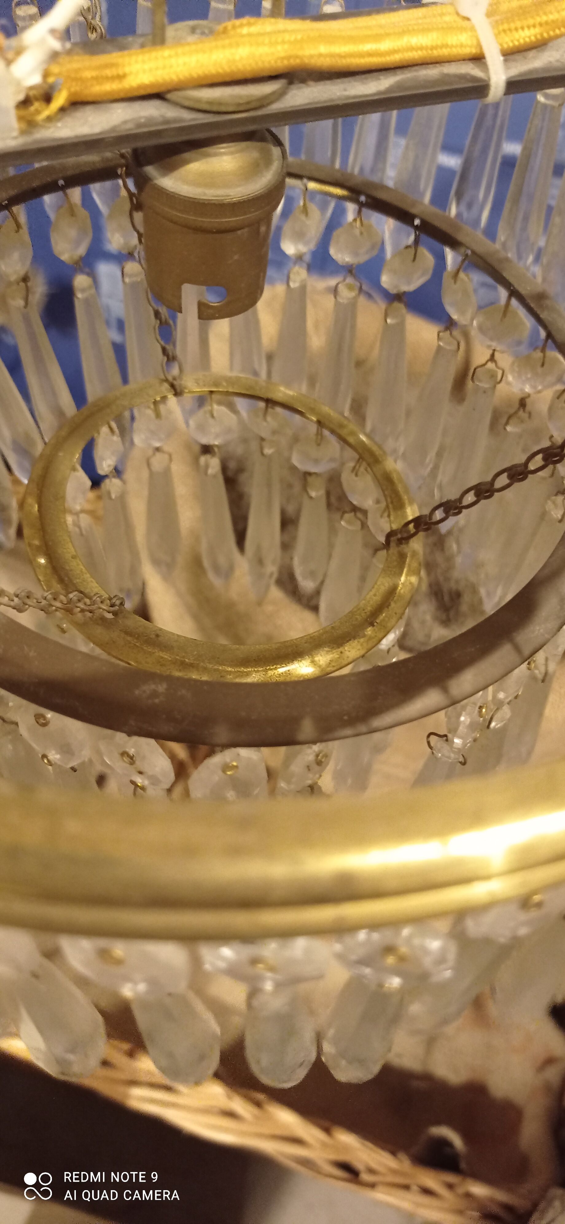 Old tassel chandelier