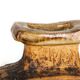 Two Swedish Vases, brutalist, stoneware and glazed collar, Curt Magnus Addin.