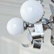 Vintage Space Age chrome chandelier, 1970s