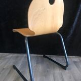 Chair glulam-glued sledge