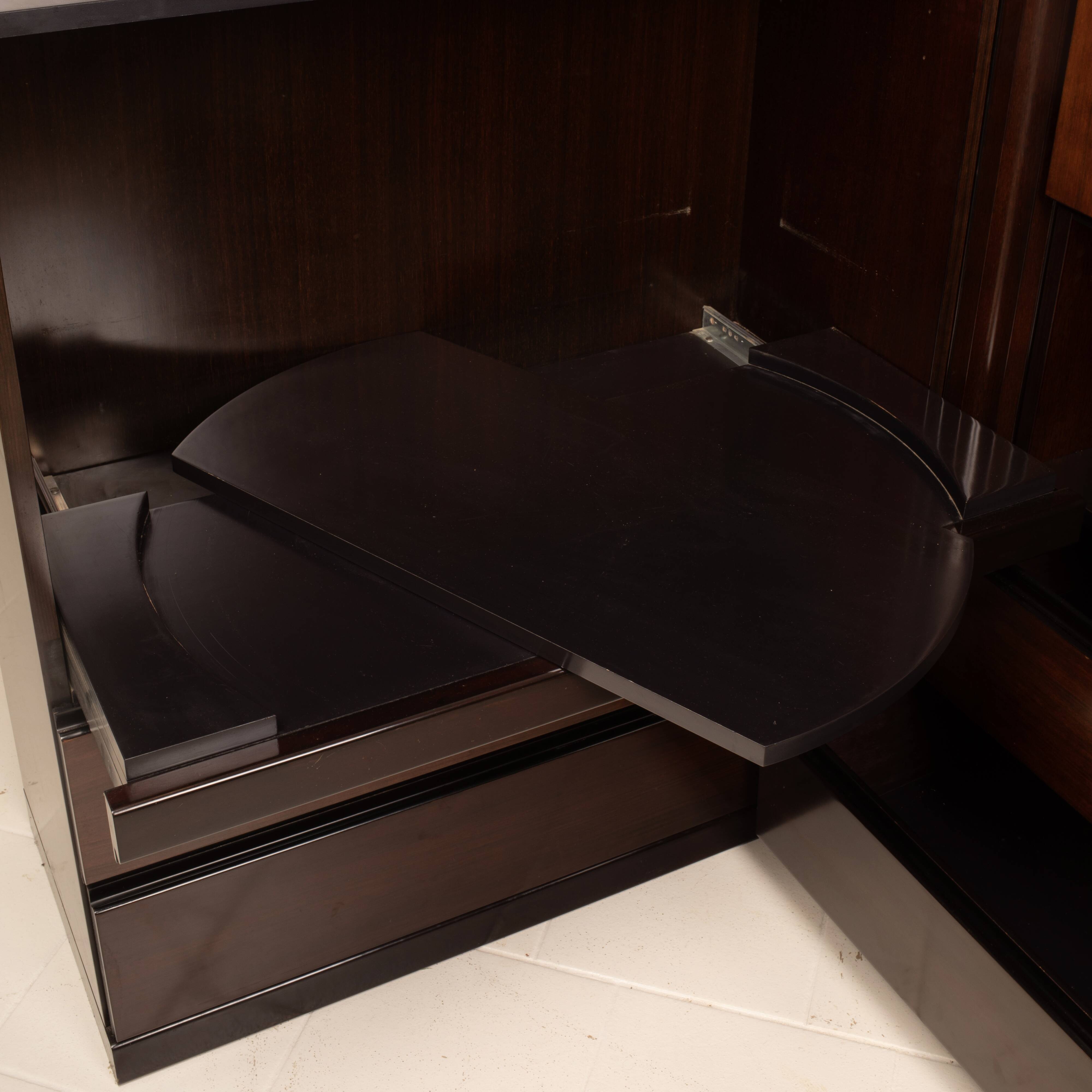 Pair of S11 Cabinets and Bar by Angelo Mangiarotti for Sorgente dei Mobili