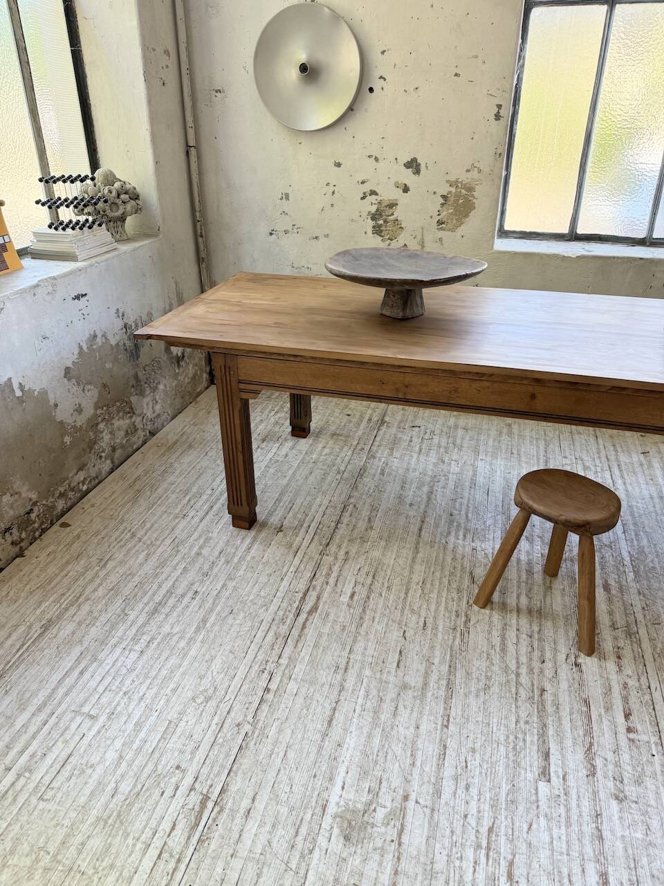 Country farmhouse table in solid beech and oak 2.5m XL