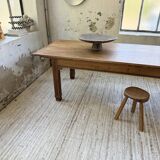Country farmhouse table in solid beech and oak 2.5m XL