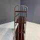 Chromed Bauhaus shelf in bent steel and sheet metal, Europe 1930s