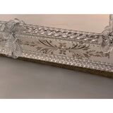 Venetian Transparent Hand-Carved Glass Wall Mirror