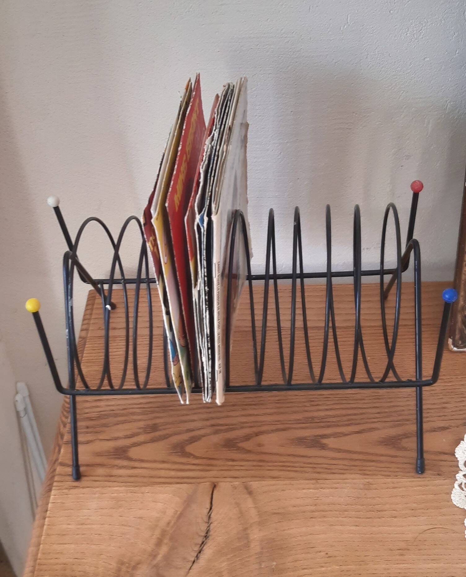 Vintage 45 T. vinyl holder