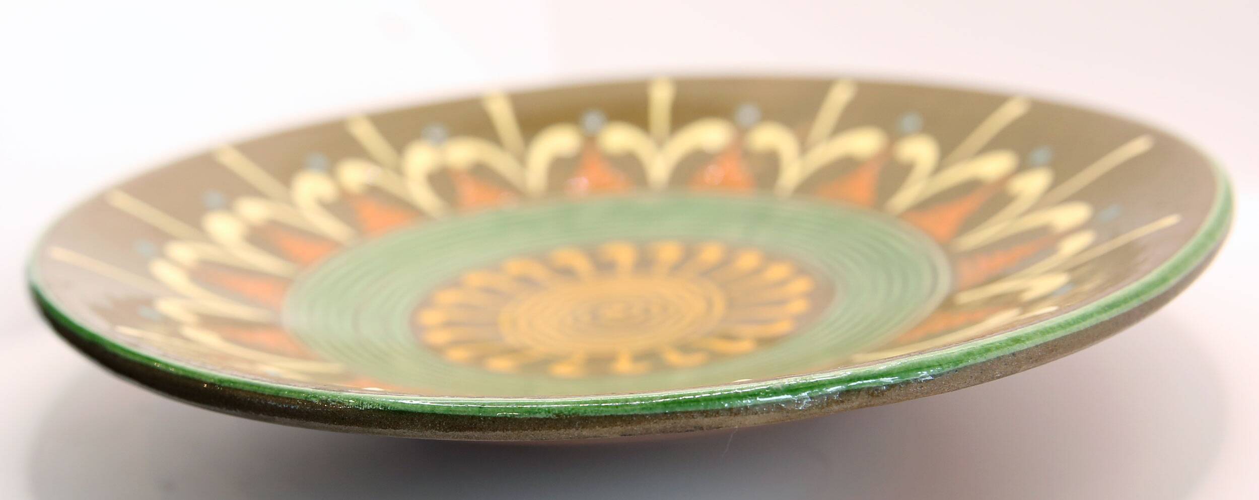 Vintage XL dish from the sixties from Puigdemont, Spain