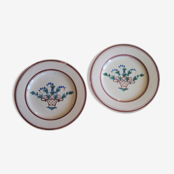 Pair of vintage plates