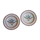 Pair of vintage plates