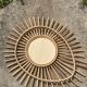 Rattan sun mirror 70'