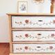 Pretty solid pine chest of drawers