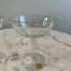 Set of two crystal stem glasses