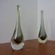 Murano Formia Glass Vases by Giuliani Mian for Fornace Mian, 1980s, Set of 2