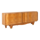 French Art Deco sideboard in sycamore, style of André Arbus, c. 1940.