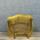 Pair of armchairs "toad" napoleon III era in Genoa velvet