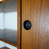 Bookcase italian teak of the 1950s