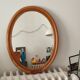 Miroir vintage bambou et rotin