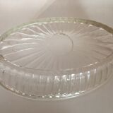 Beurrier verre motif vache 1950/60