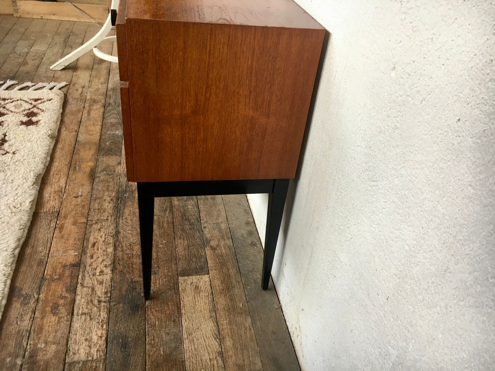 Enfilade kama / meuble tv / hifi commode vintage - teck - 50/60 - legrand design