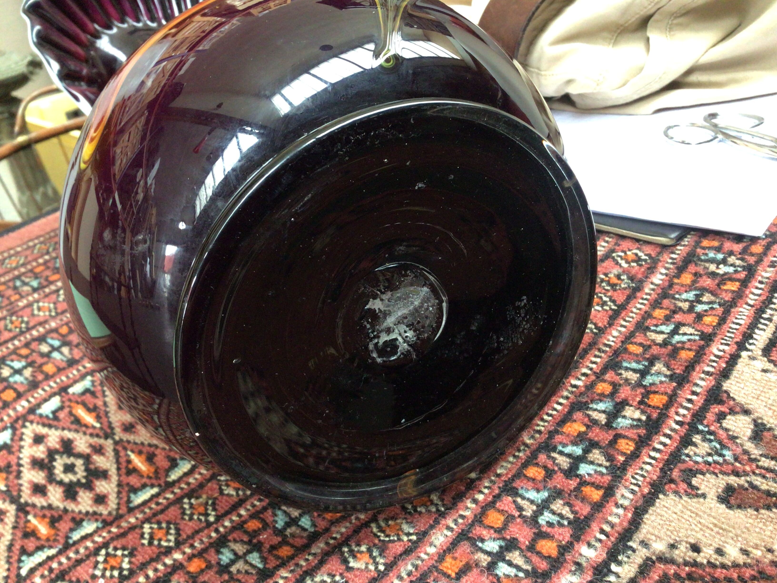 Spectacular Vase Murano vintage Shell 1950 blown