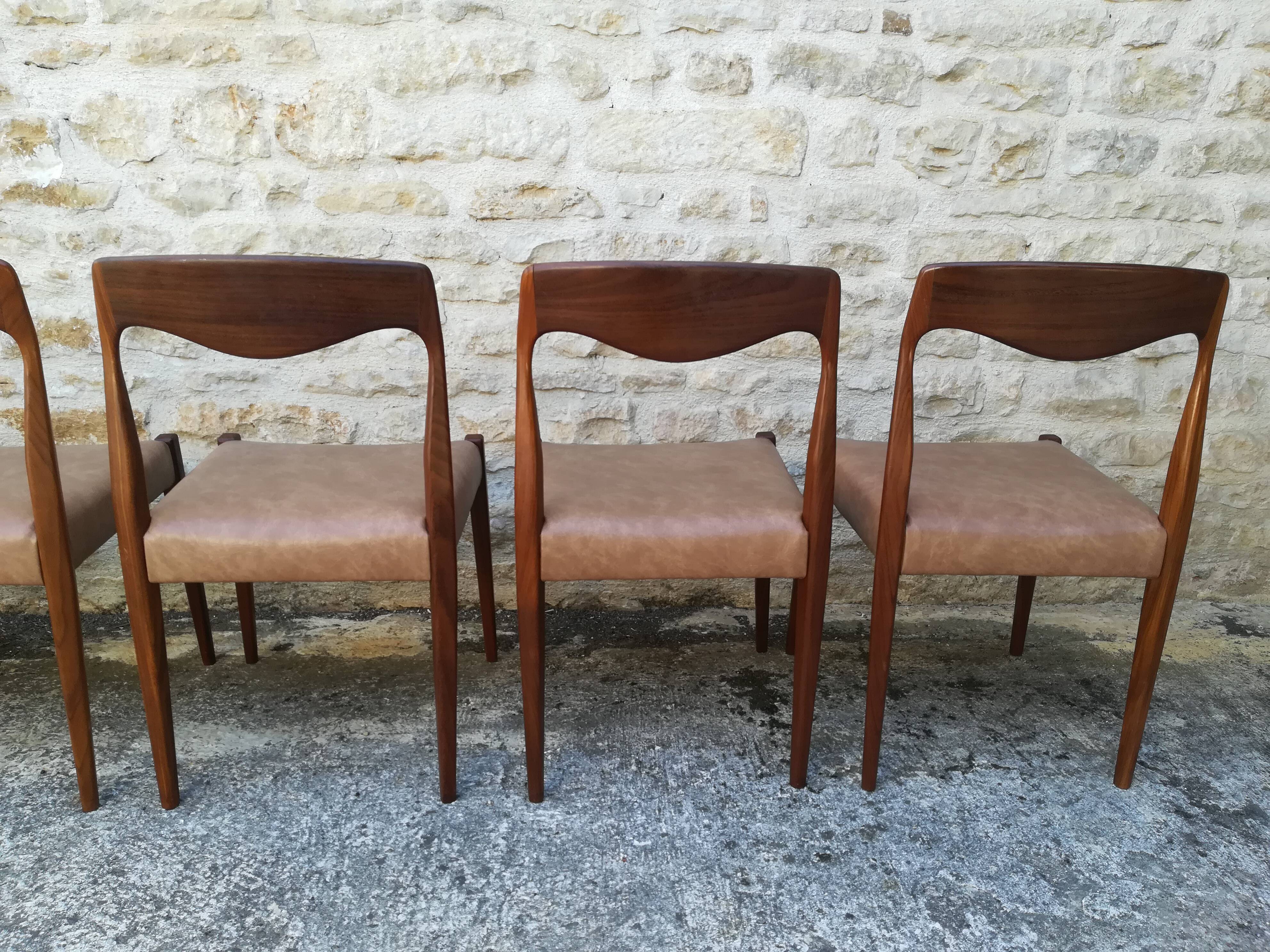 Scandinavian teak chairs