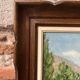 Oil on canvas wooden frame "In the Esterel"