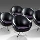 Balloon Shell Armchair "EGG" 60/70 Scandinavian design by Karl Eric Klote for Overman