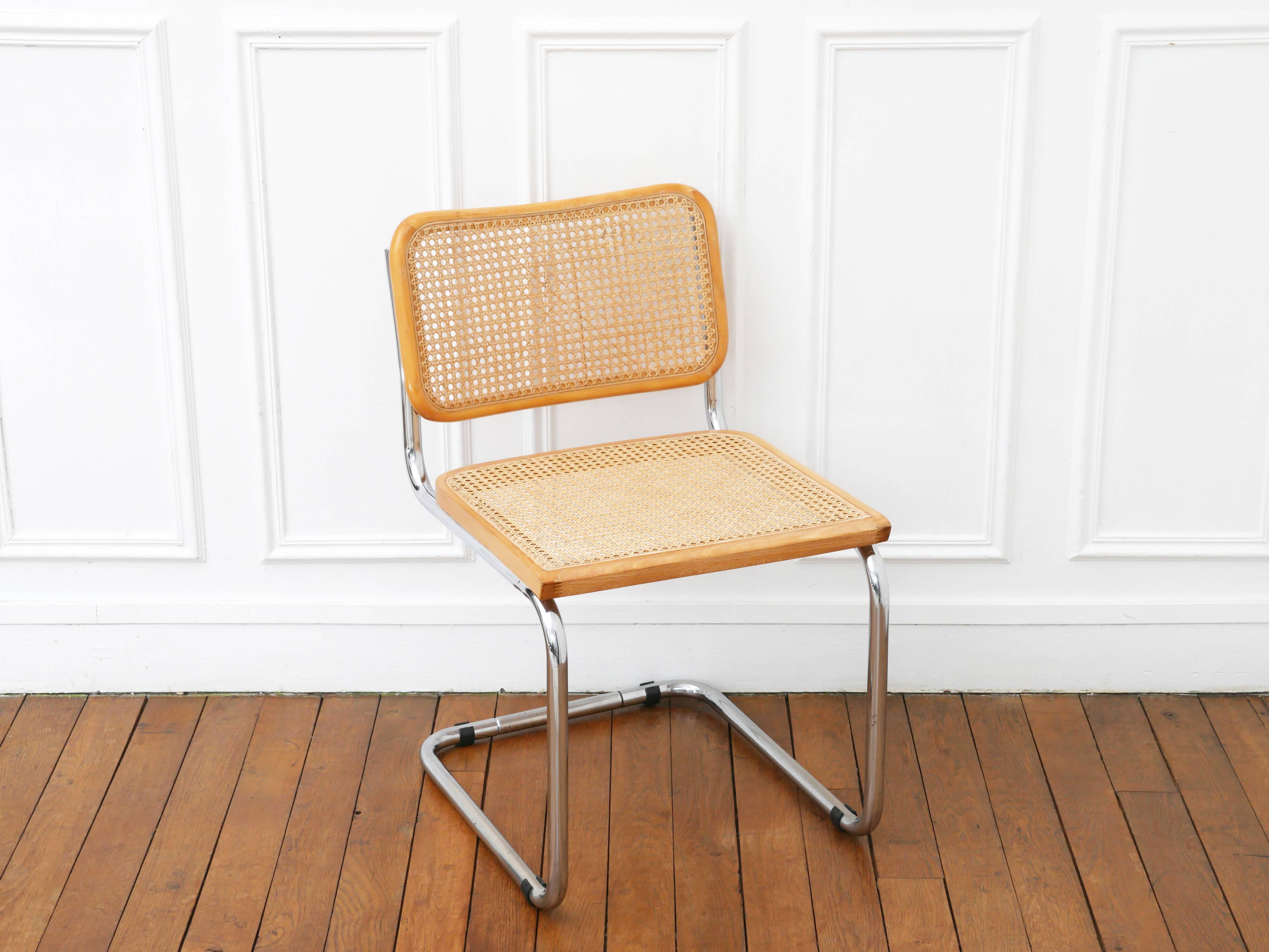 Cesca B32 chair / seat caning redone / 8 chairs available