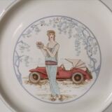 Assiettes Art nouveau Primula
