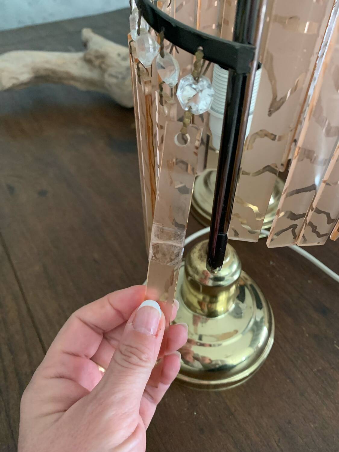 Paire de lampes de chevet vintage