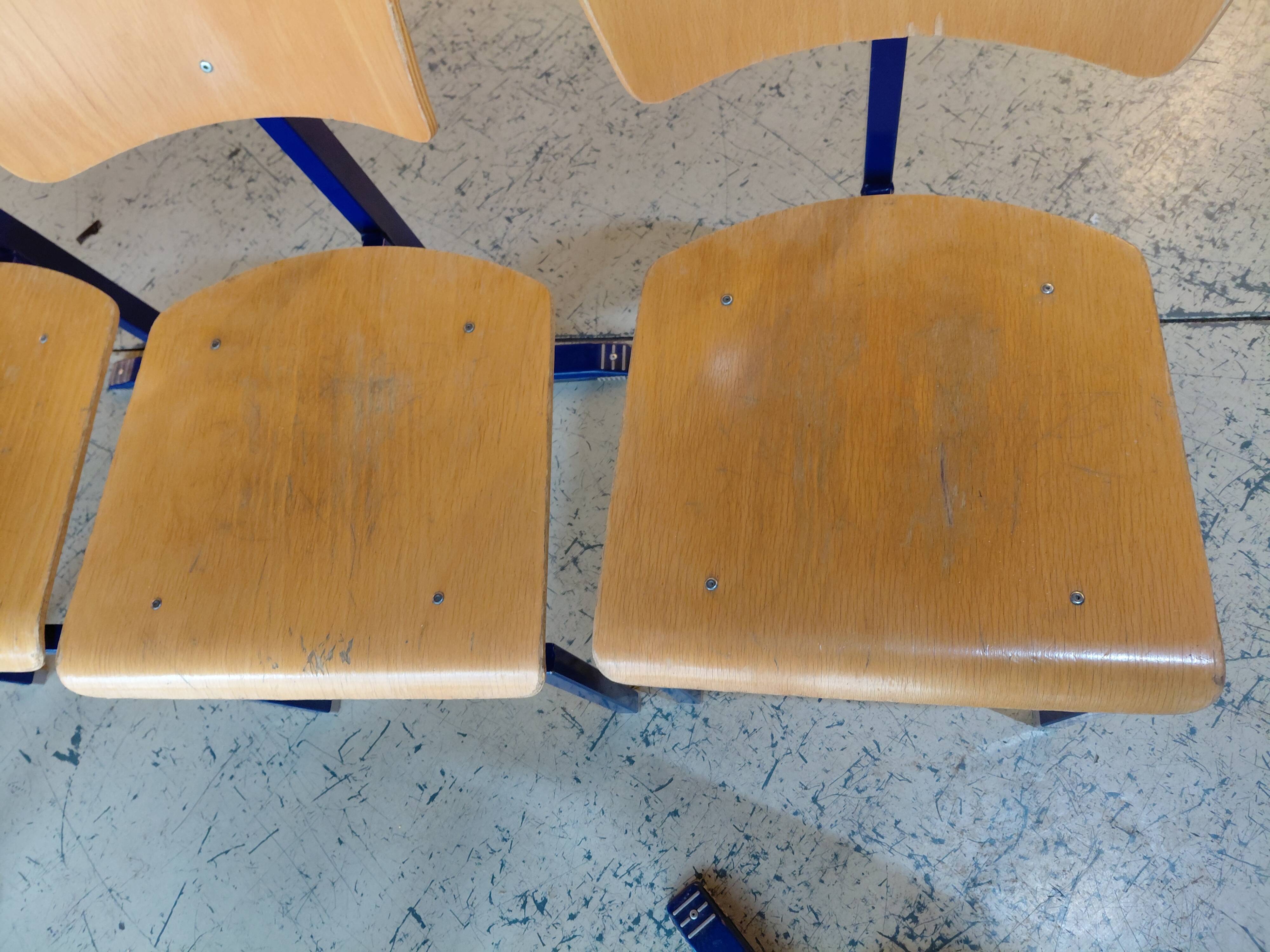 Lot 6 chaises vintage style Marko N1 – piètement trépied