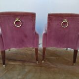 Olivier Gagnère Pair of café Marly armchairs