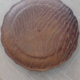Assiette murale en bois