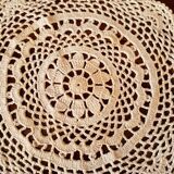 Handmade crochet placemat