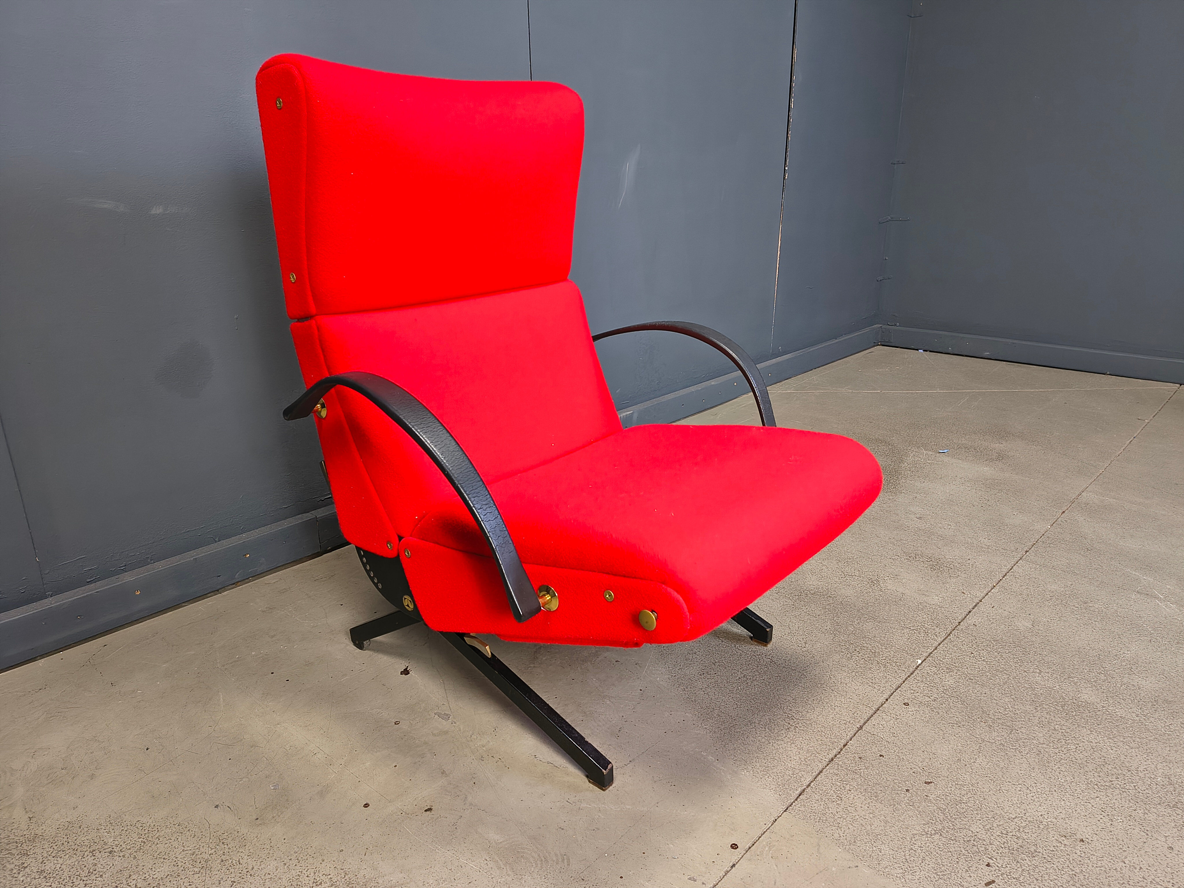 Vintage p40 lounge chair by Osvaldo Borsani for Tecno, 1960s