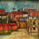 "the city" oil on canvas
