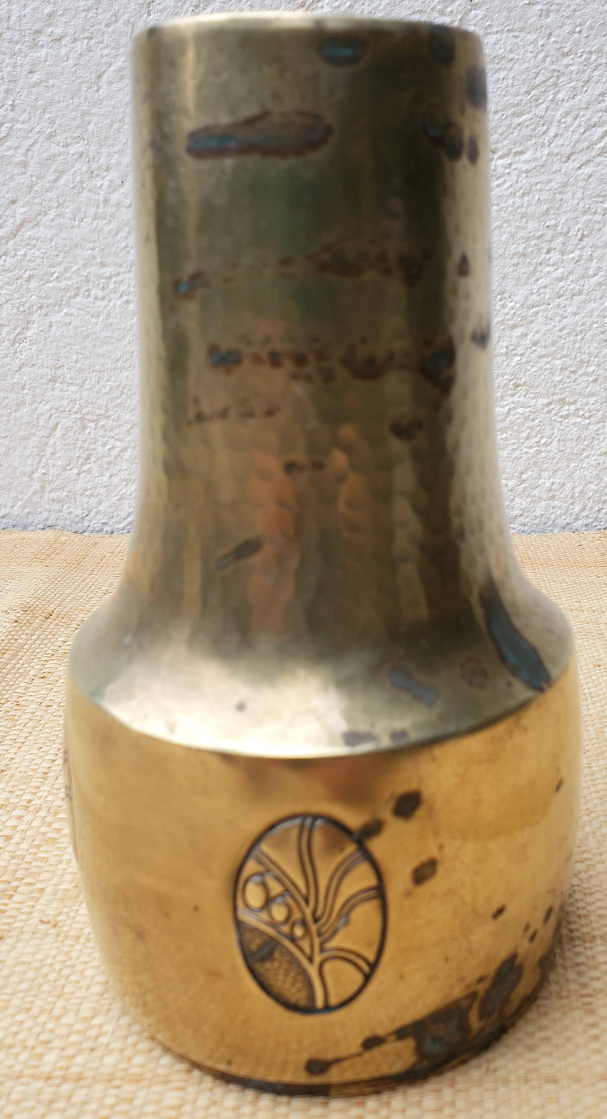 Brass vase