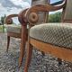 Pair of armchairs with Empire Restoration handles 1900s