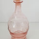 Old decanter pink glass - Art Deco