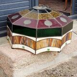 Art style stained glass suspension, diameter 58cm