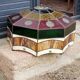 Art style stained glass suspension, diameter 58cm