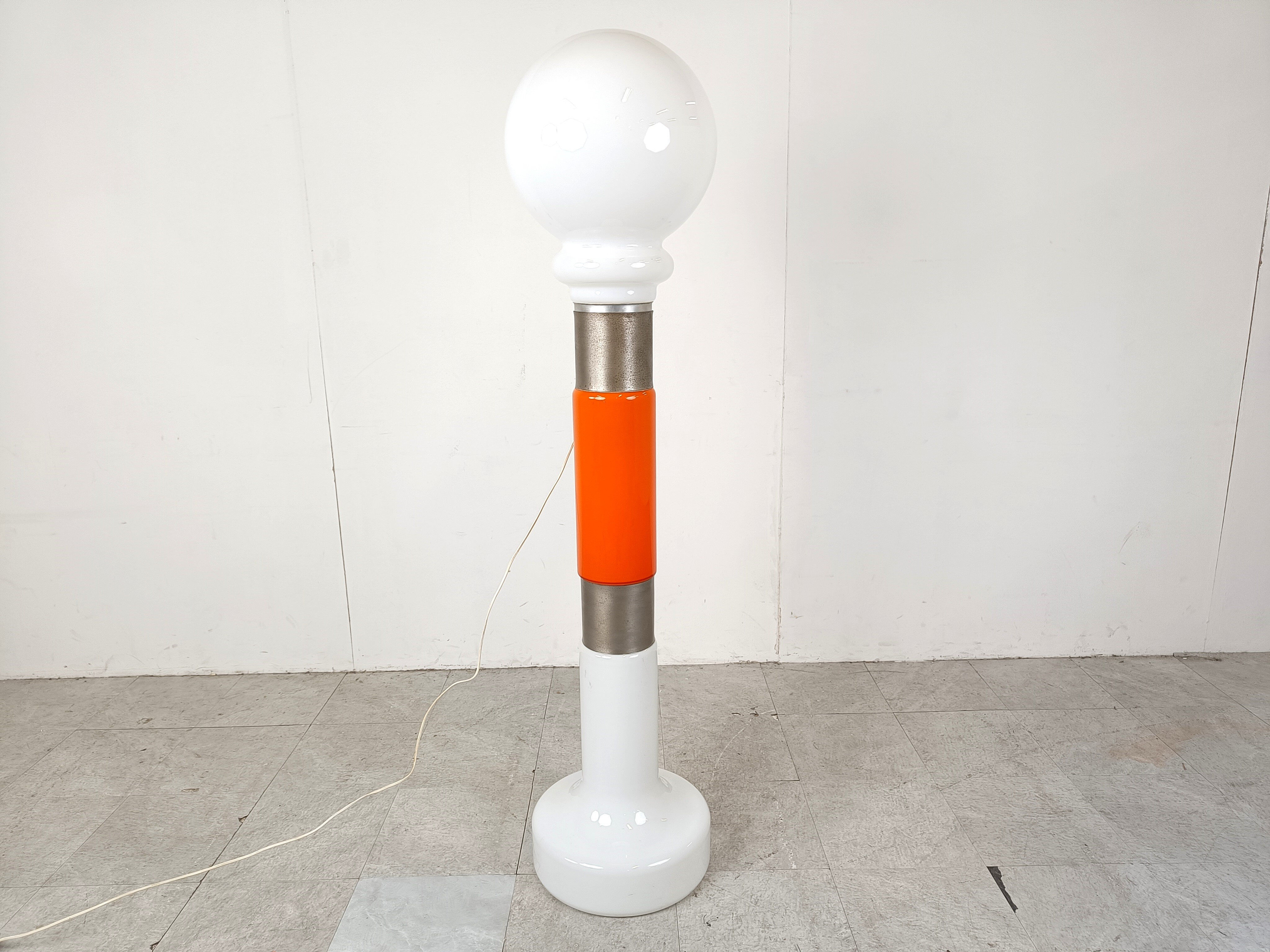 Vintage floor lamp by Mazzega, 1960s