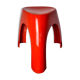 Red elephant stool by vilmer, spain, 1980