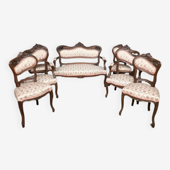 Rococo style seating set.