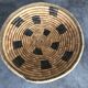 Basket straw bowl origin African hand weave 34 cm