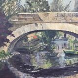 Tableau HST "Melun - Le pont de l'Almont"